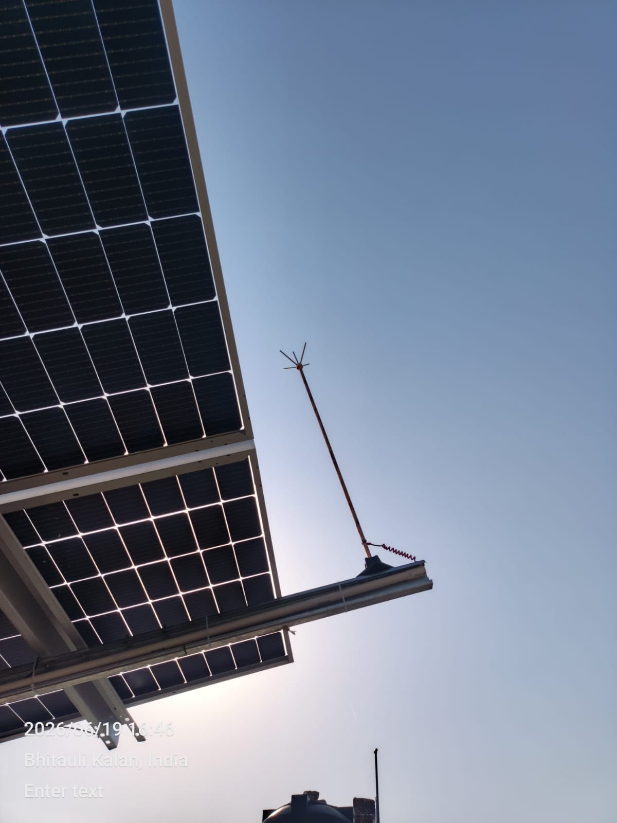 Vijay Shankar's solar installation